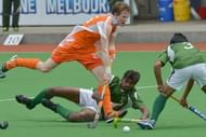 The third-ranked Dutch were on top throughout and led 3-1 at halftime before scoring twice more in the second half